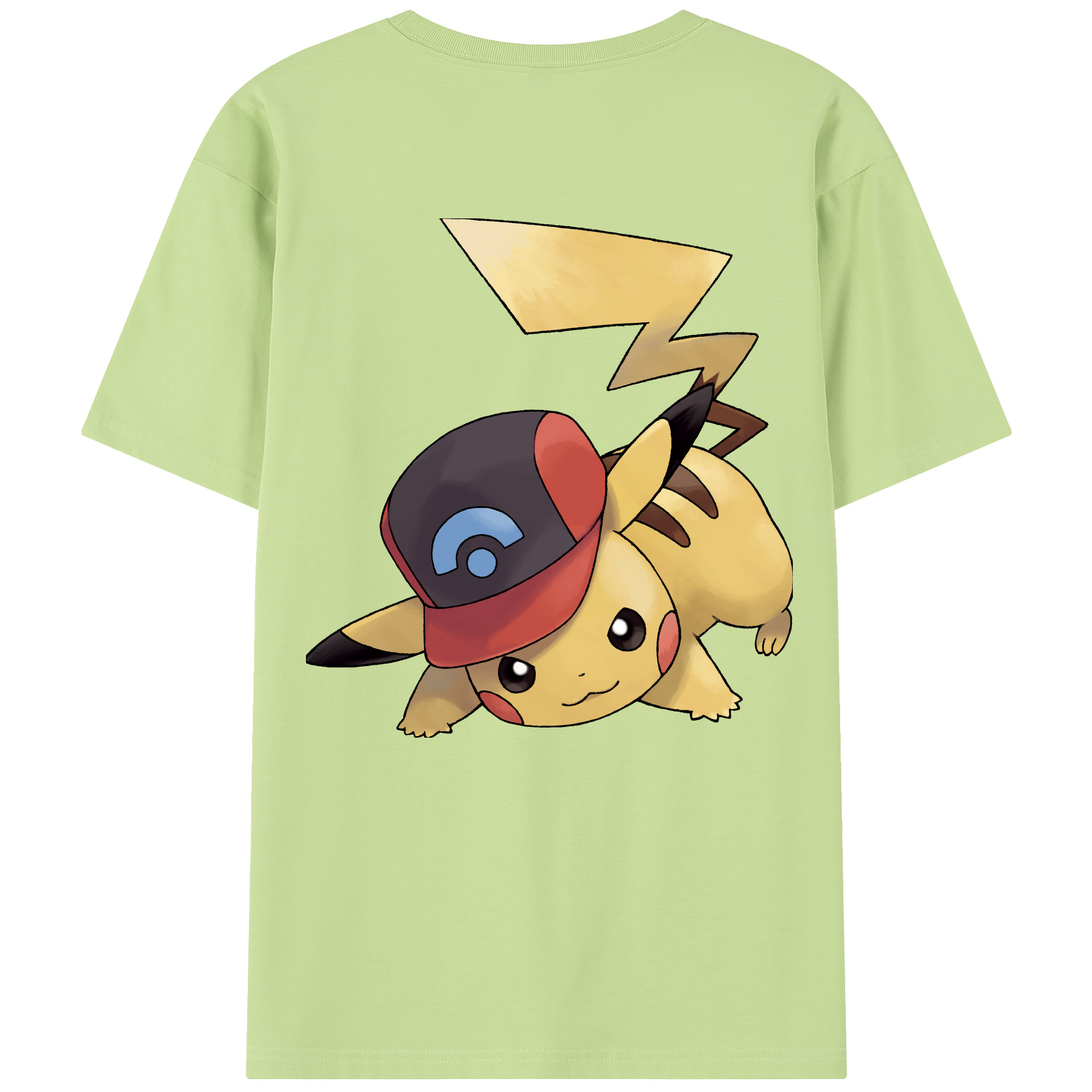 （画像用） ポケットモンスター Pokémon 綿100％半袖Tシャツ（背面プリント）